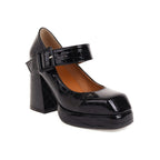 Women's Pure Color All-matching Chunky Heel High Heels