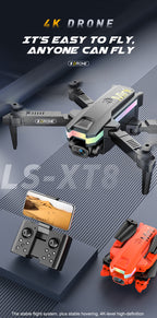 XT8 Mini UAV 4K Dual Lens Aerial Photography Quadcopter