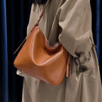 Women's Large-capacity Leather Shoulder Messenger Bag
