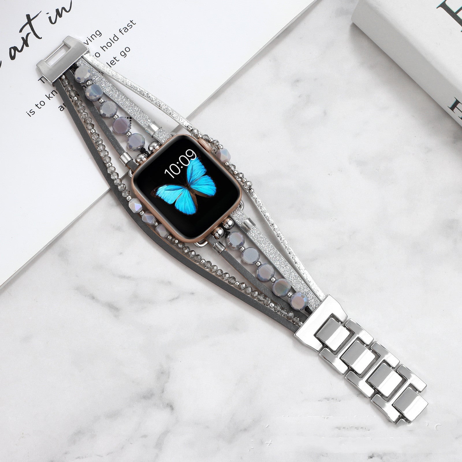 Life Tree Jewelry Leather Woven Watch Strap