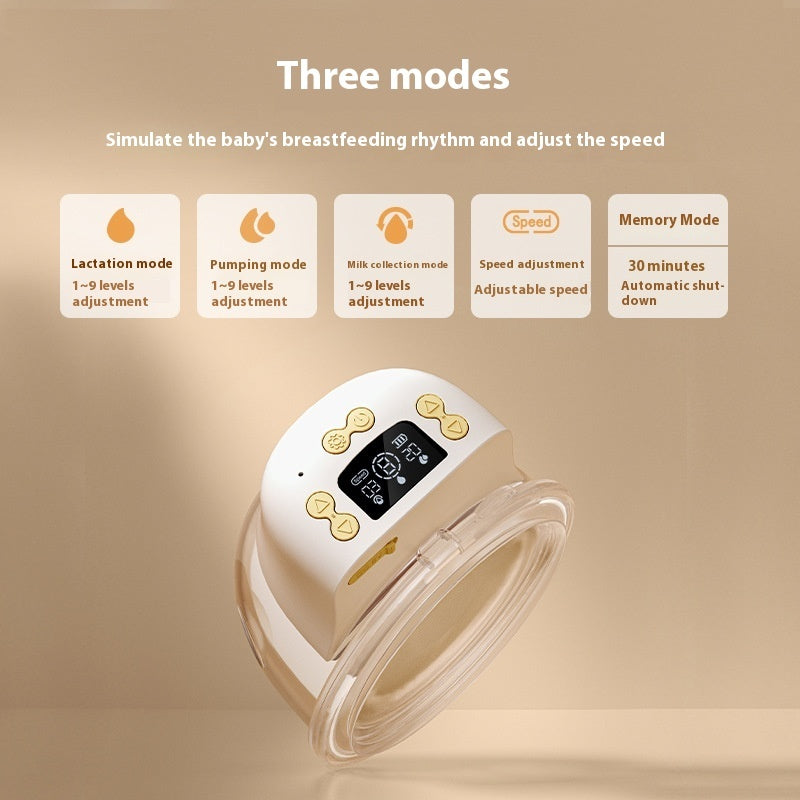 Wearable Hands-free Integrated Electric Breast Extractor