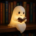 Cute LED Ghost Night Light Children's Nightlight Gift Bedside Sleep Lamp Halloween Decorations Lovely Ghost Lamp Warm Light